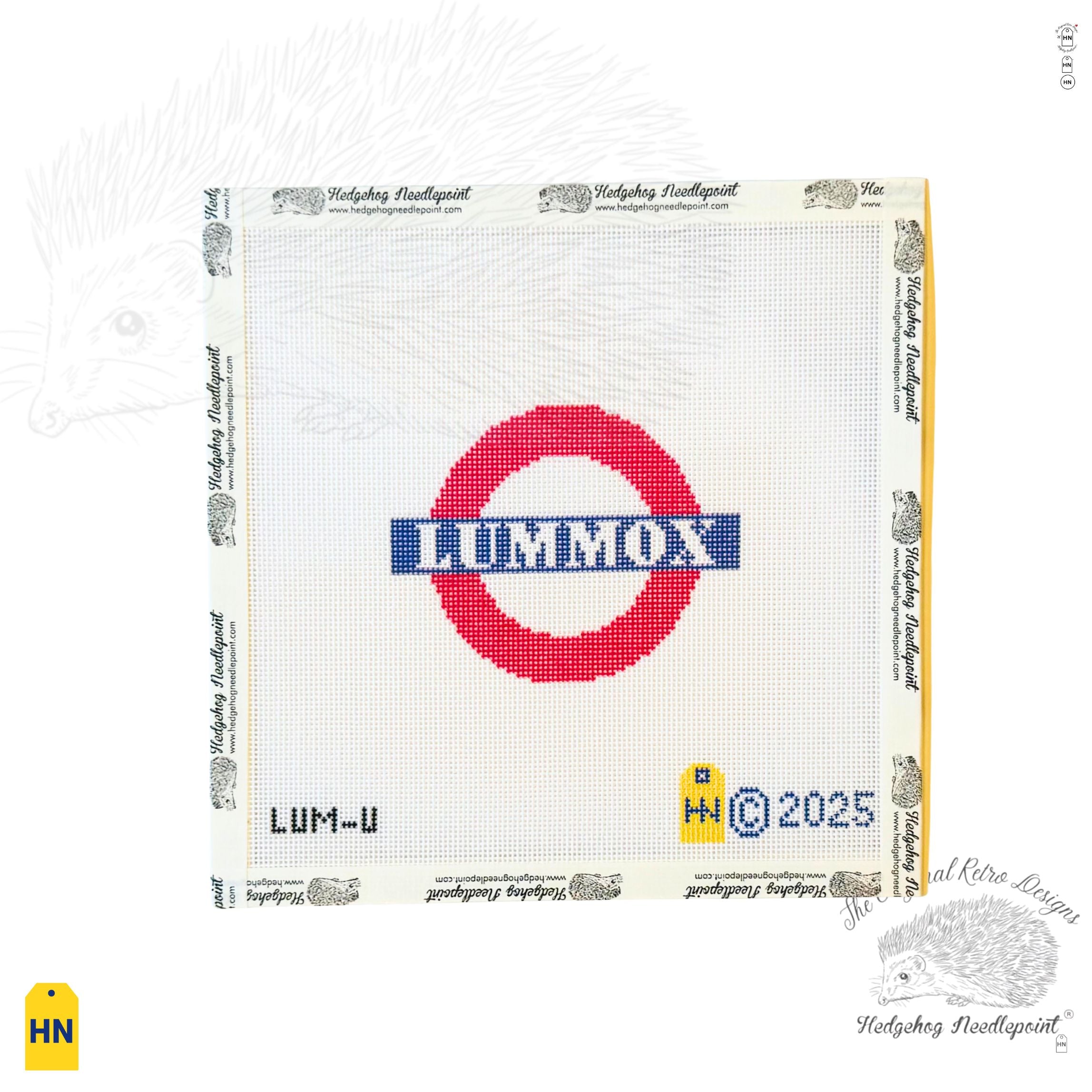 "Lummox" Naughty Underground Coasters Needlepoint Canvas
