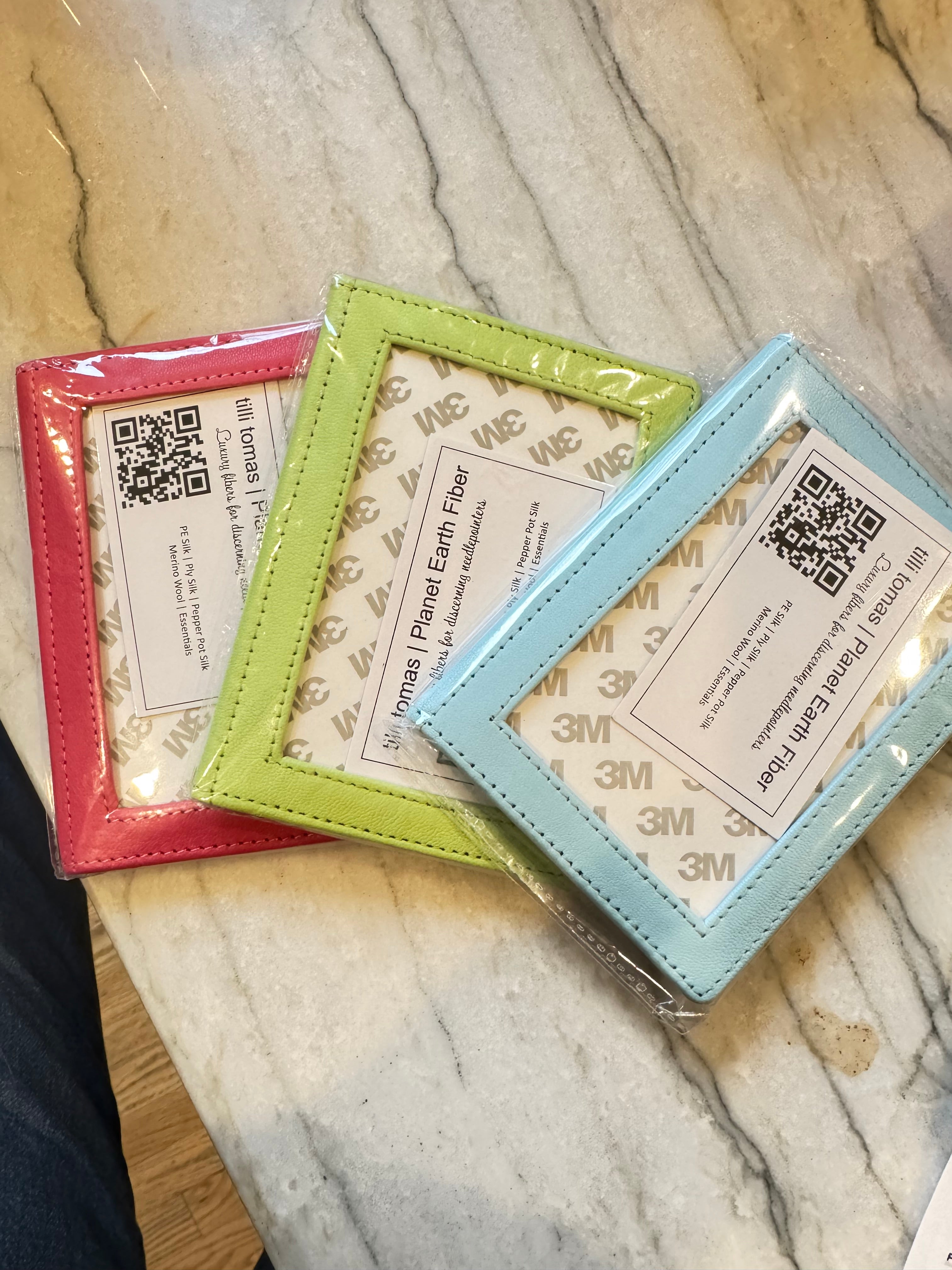 Light Blue Planet Earth Self Finishing Passport Cover