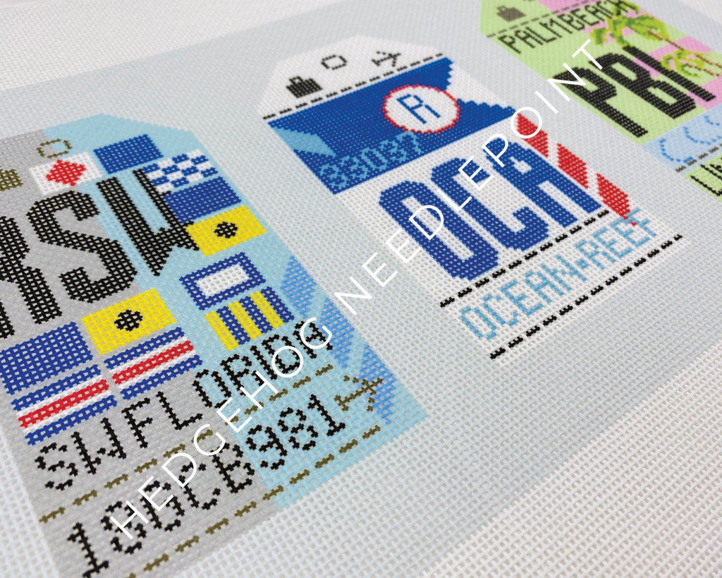 Florida Tour Stitch Printed™️ Needlepoint Canvas