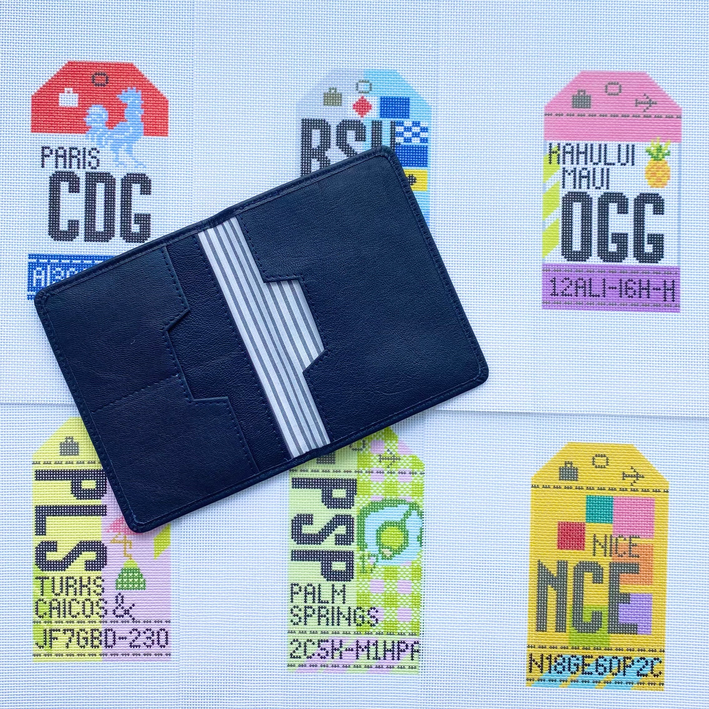 Black Planet Earth Self Finishing Passport Cover