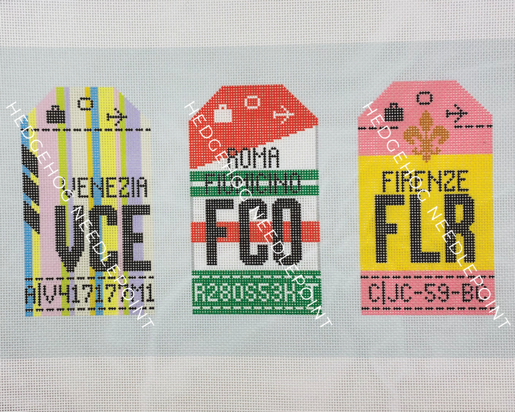 Italy Tour Stitch Printed™️ Needlepoint Canvas
