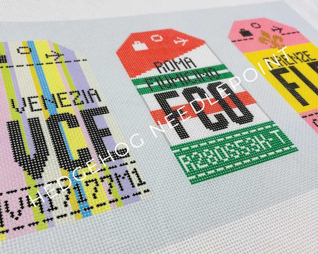 Italy Tour Stitch Printed™️ Needlepoint Canvas