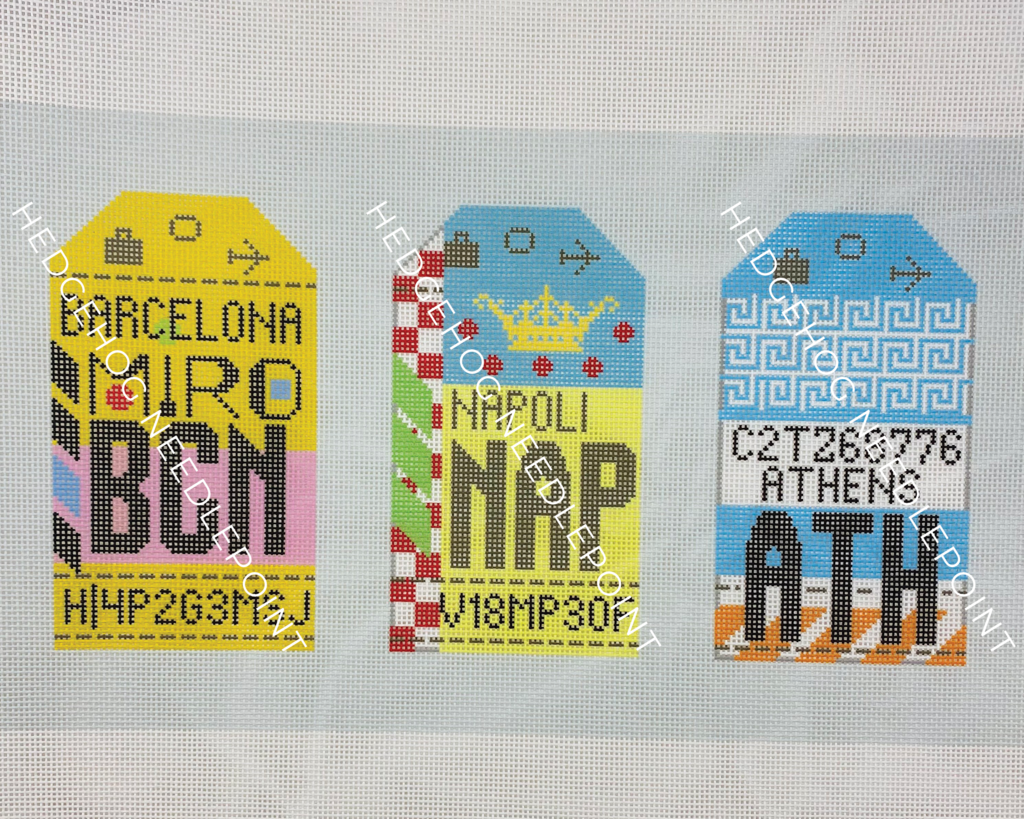 Mediterranean Tour Stitch Printed™️ Needlepoint Canvas