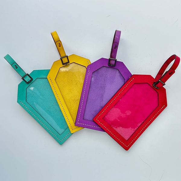 New Leather Luggage Tag Colors!