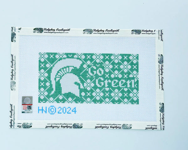 Michigan State Purse Insert Needlepoint Canvas