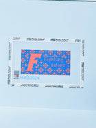 Florida Purse Insert Needlepoint Canvas