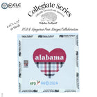 Alabama Small Heart Needlepoint Canvas