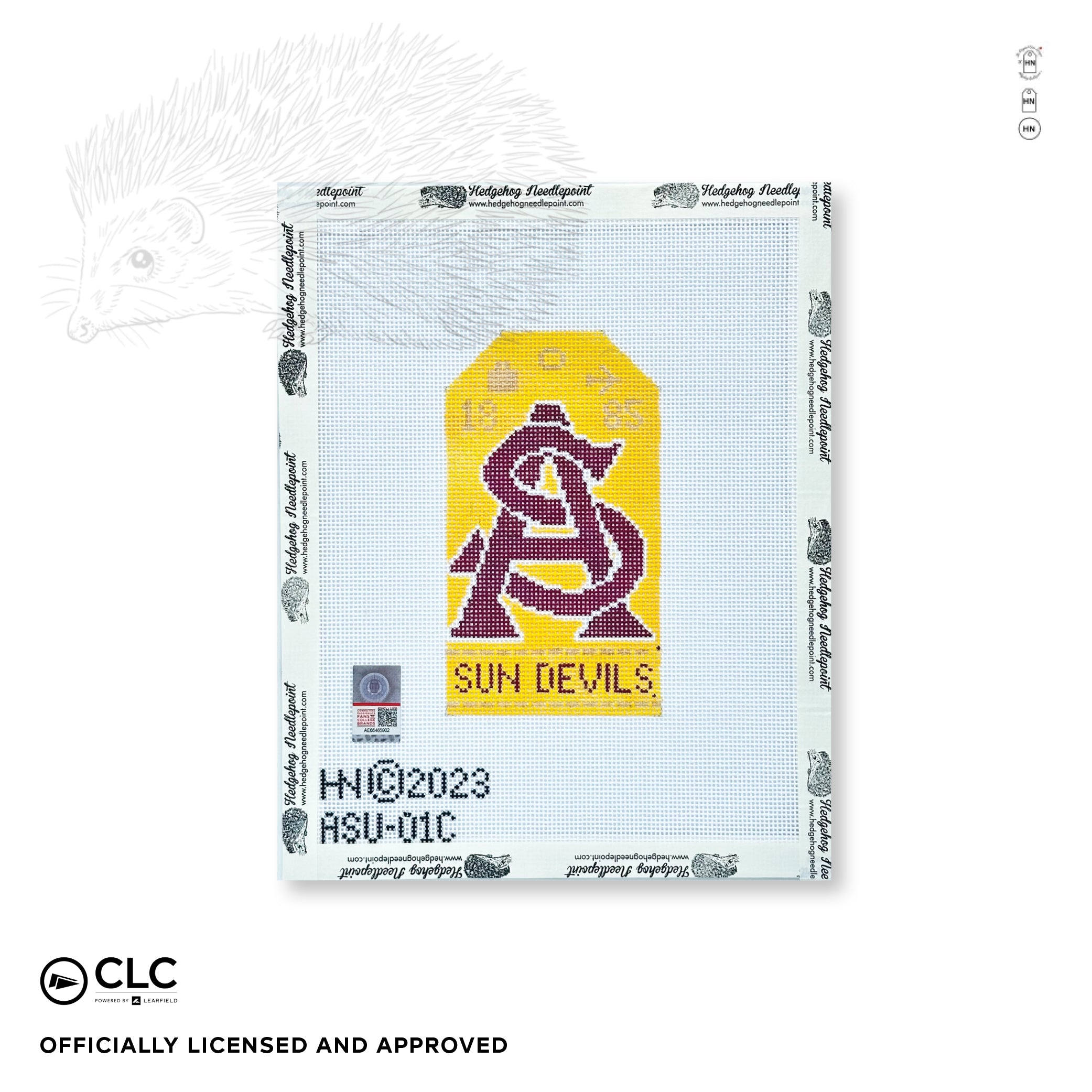 Arizona State University Retro Travel Tag