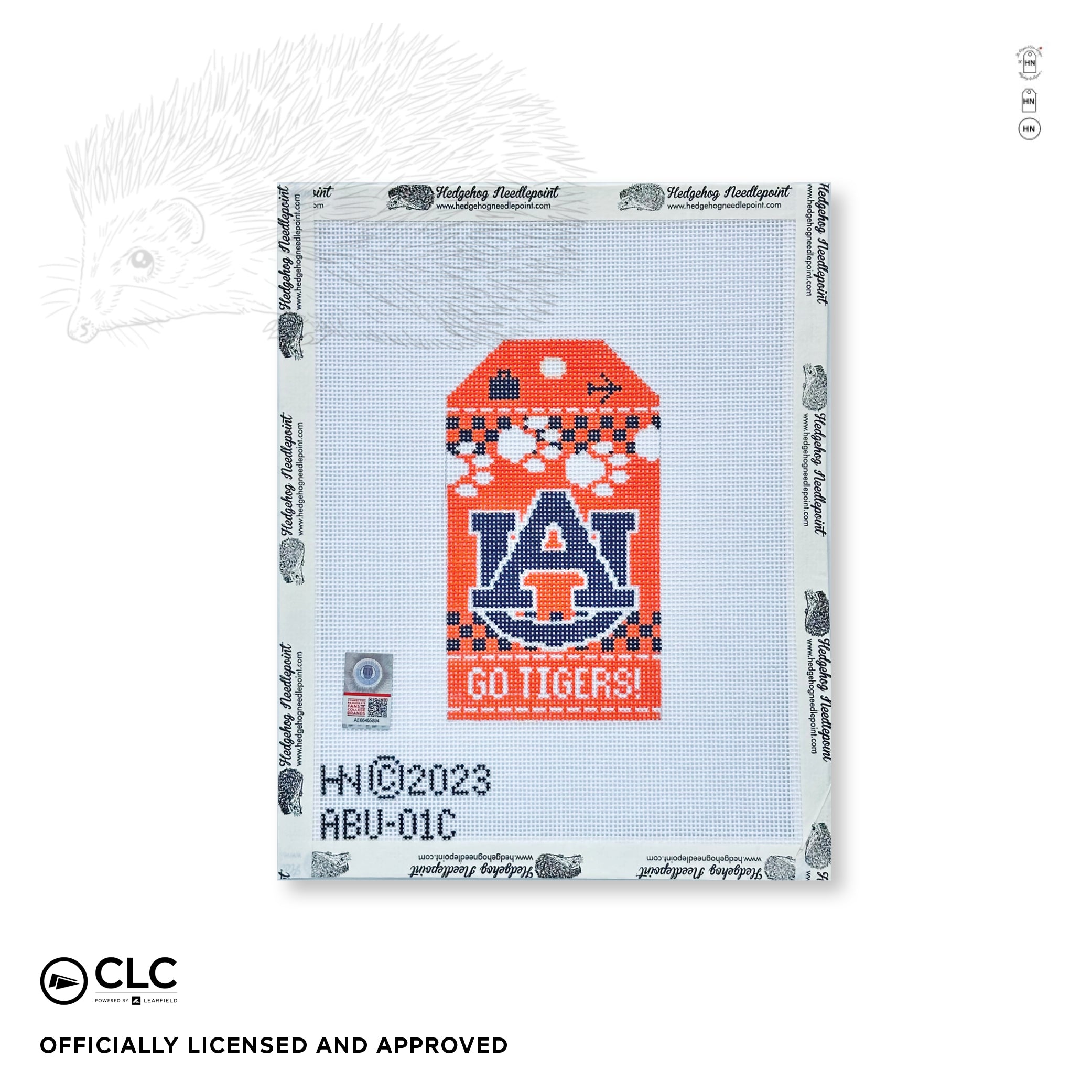 Auburn University Retro Travel Tag