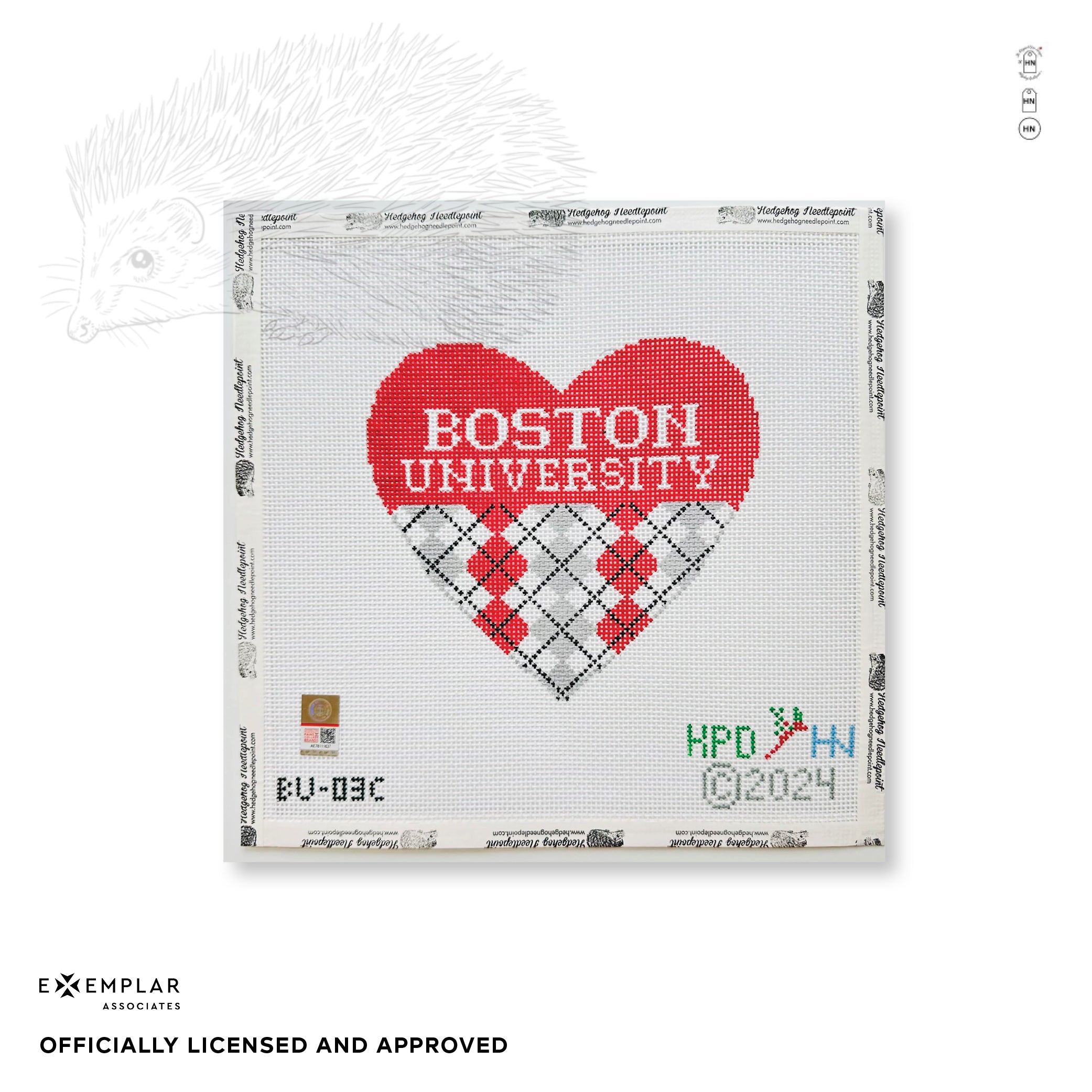 Boston University 6" Heart