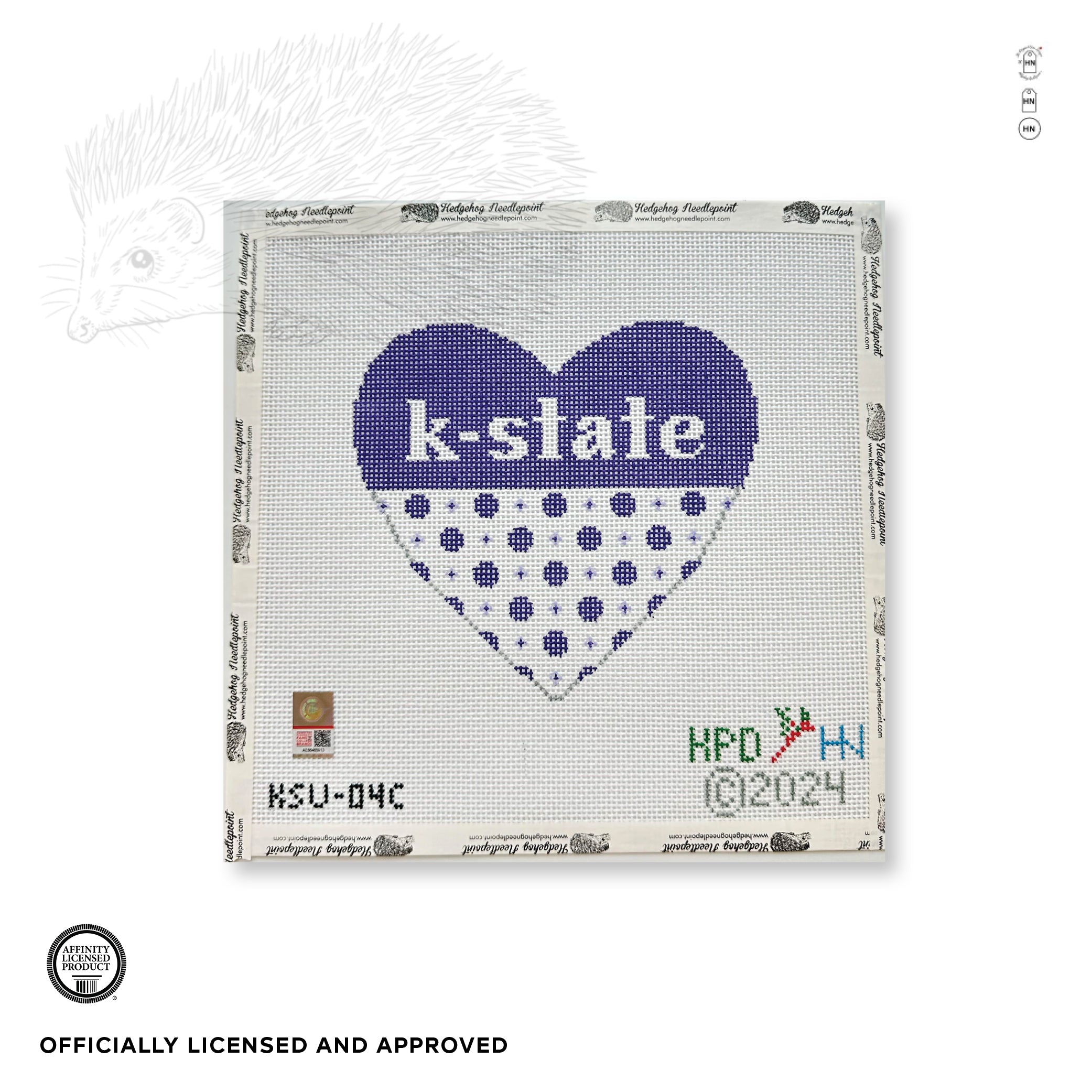 Kansas State University 6" Heart