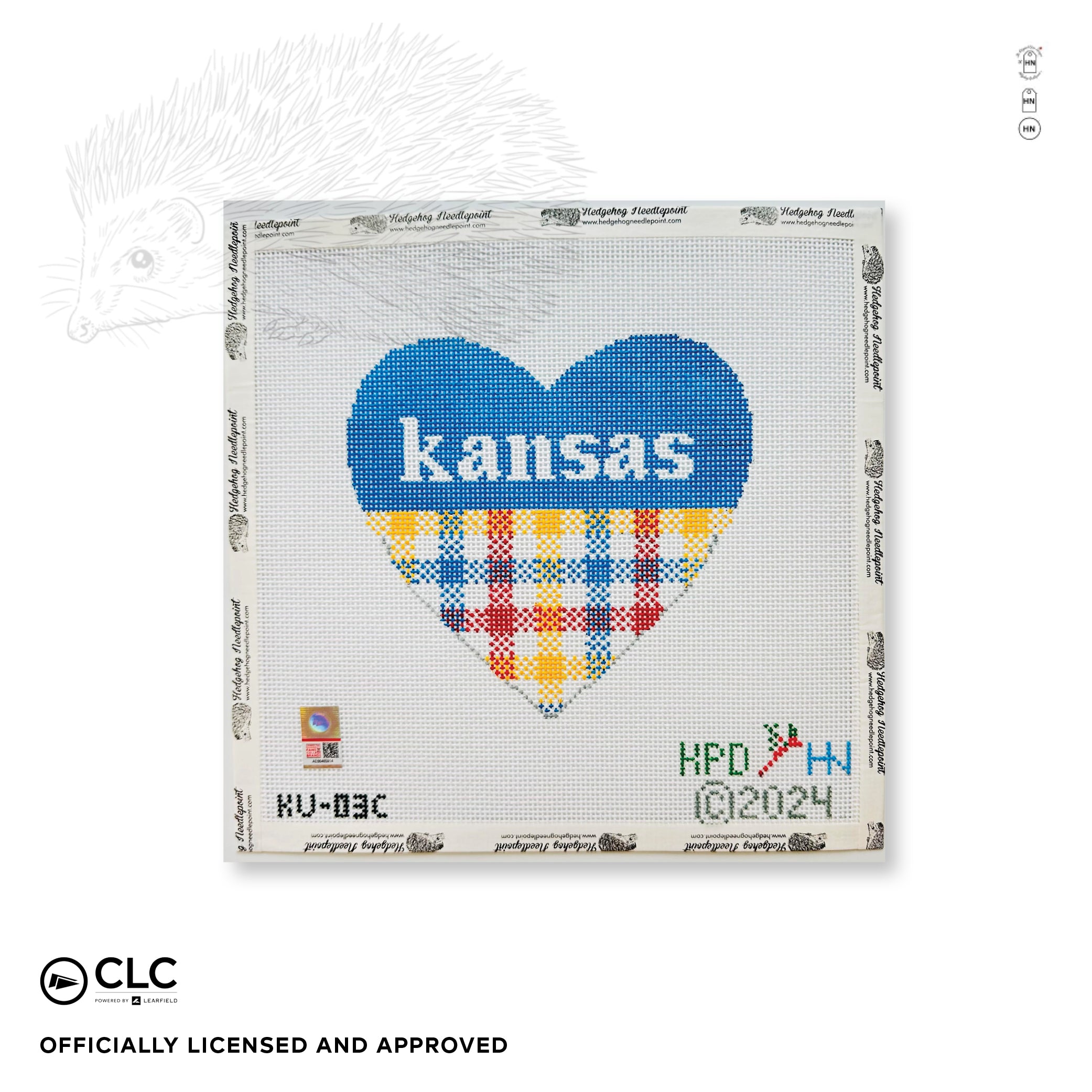 University of Kansas 6" Heart