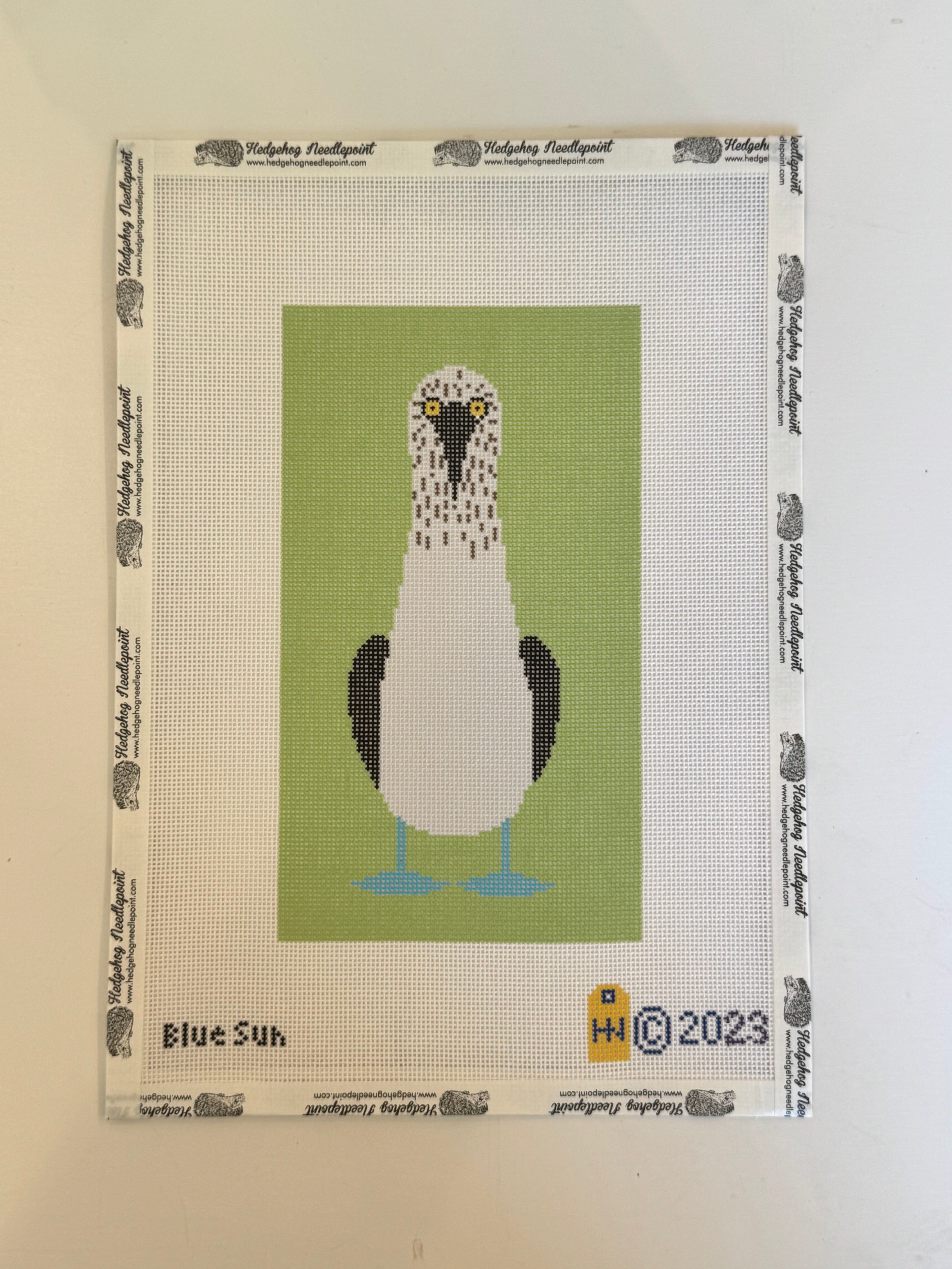 Blue Footed Booby Sunglasses Kate Rhees Collab Needlepoint Canvas