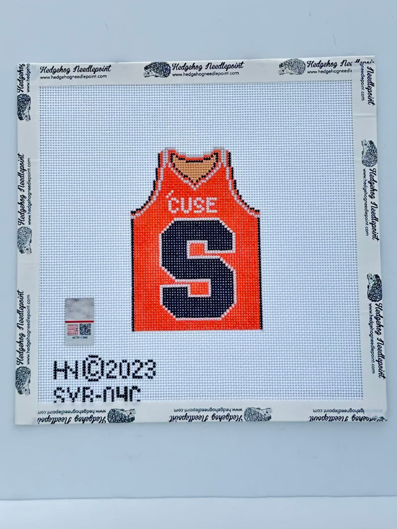 Collegiate Series Basketball Jersey Needlepoint Canvas