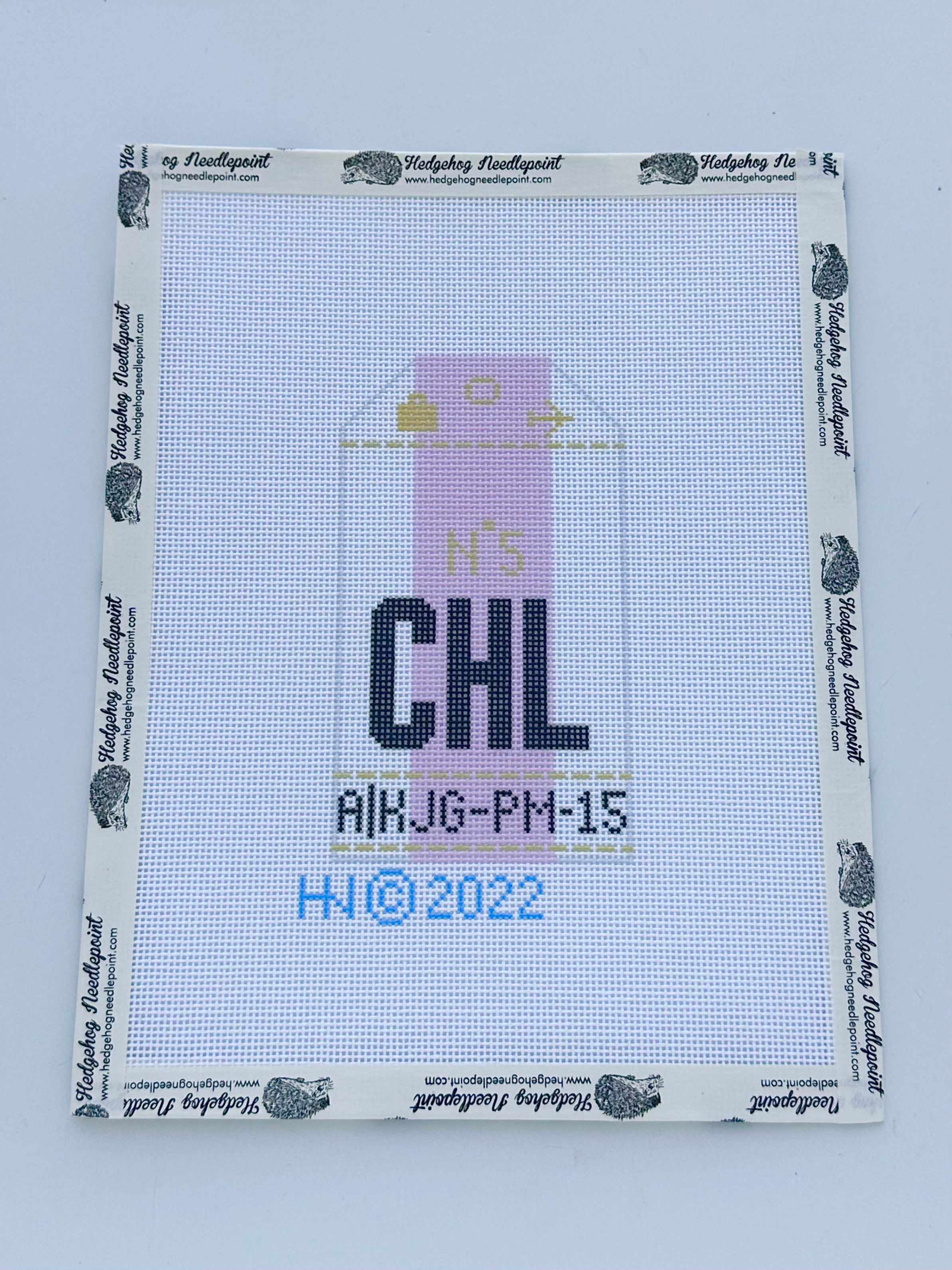 CHL Retro Travel Tag Needlepoint Canvas