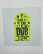 Dublin Retro Travel Tag Stitch Printed™️ Needlepoint Canvas