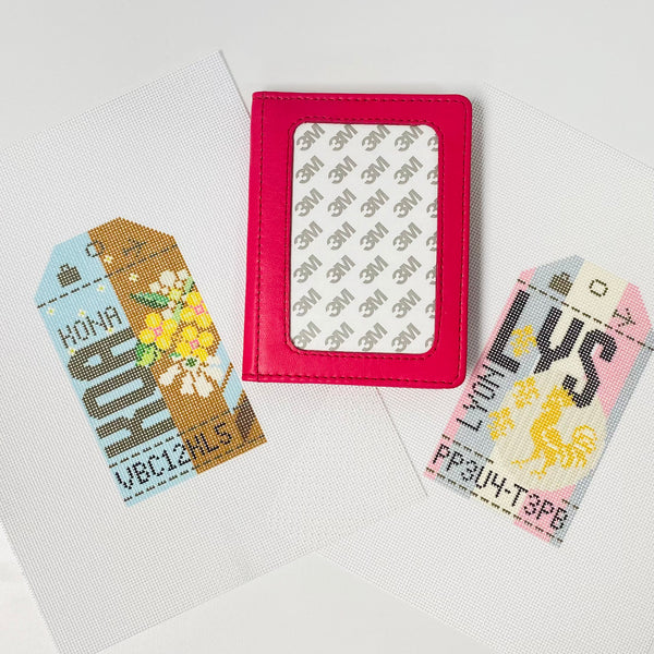 English Library Passport Case Needlepoint Canvas – Jenny Henry Designs