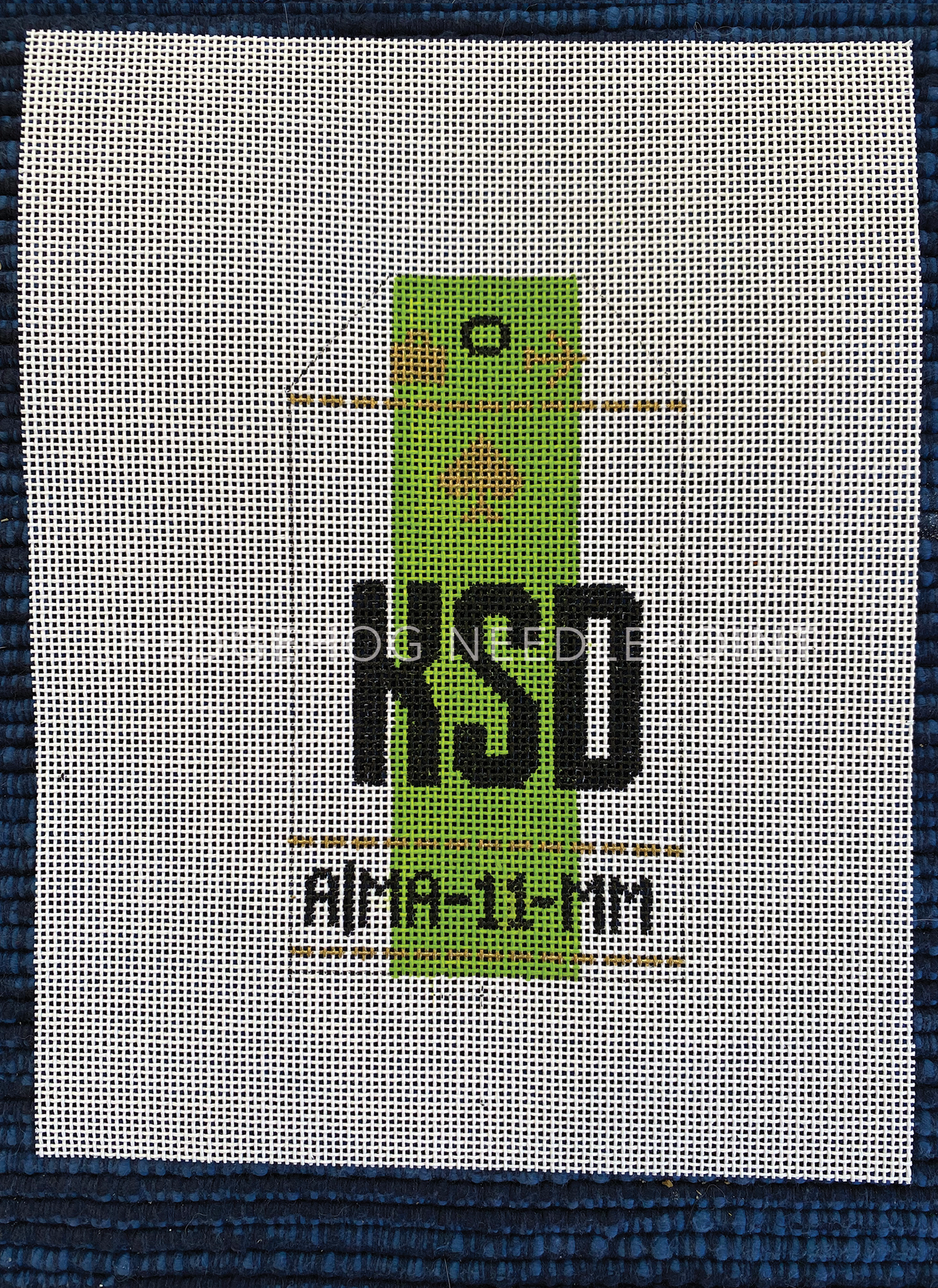 KSD Retro Travel Tag Needlepoint Canvas