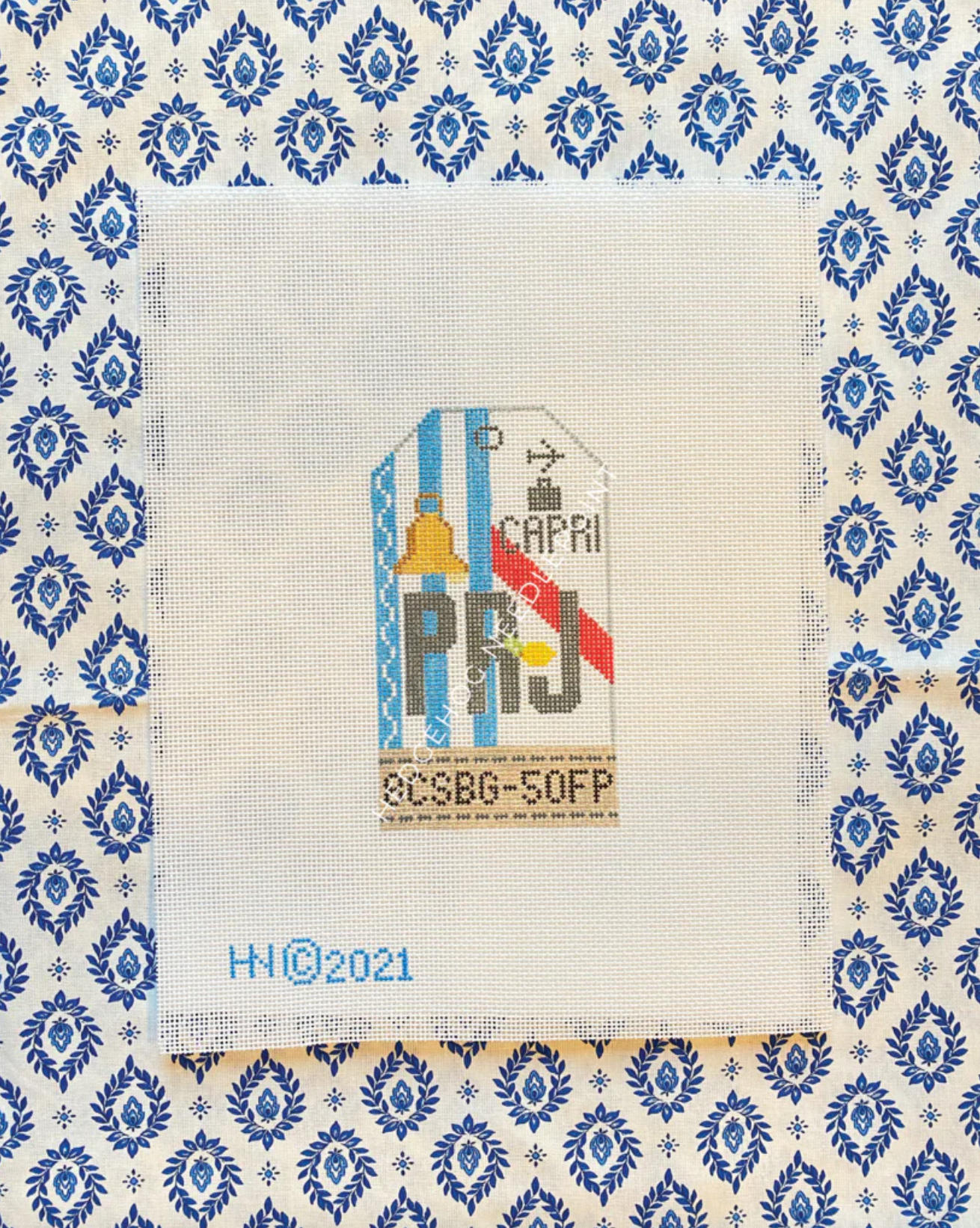 Capri 13 Mesh Needlepoint Canvas