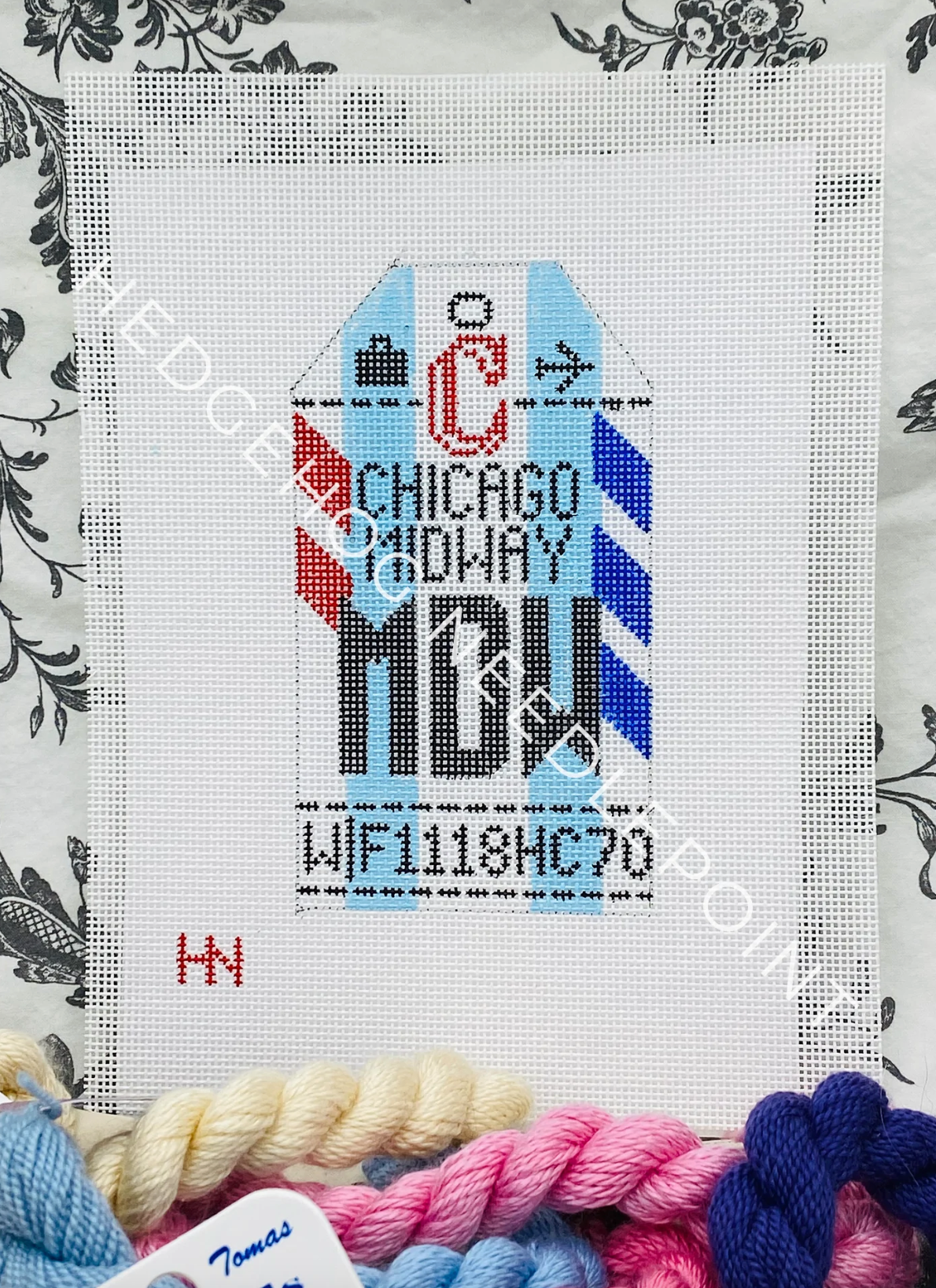 Chicago Midway 13 Mesh Needlepoint Canvas