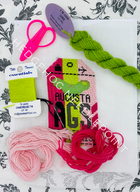 Augusta Retro Travel Tag Stitch Printed™️ Needlepoint Canvas