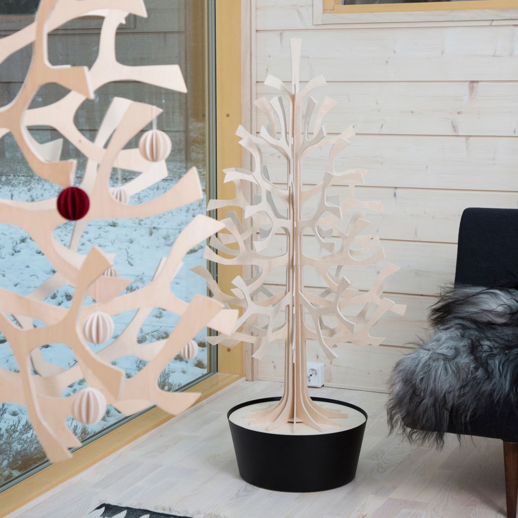 Lovi Spruce Tree Natural Wood 100cm