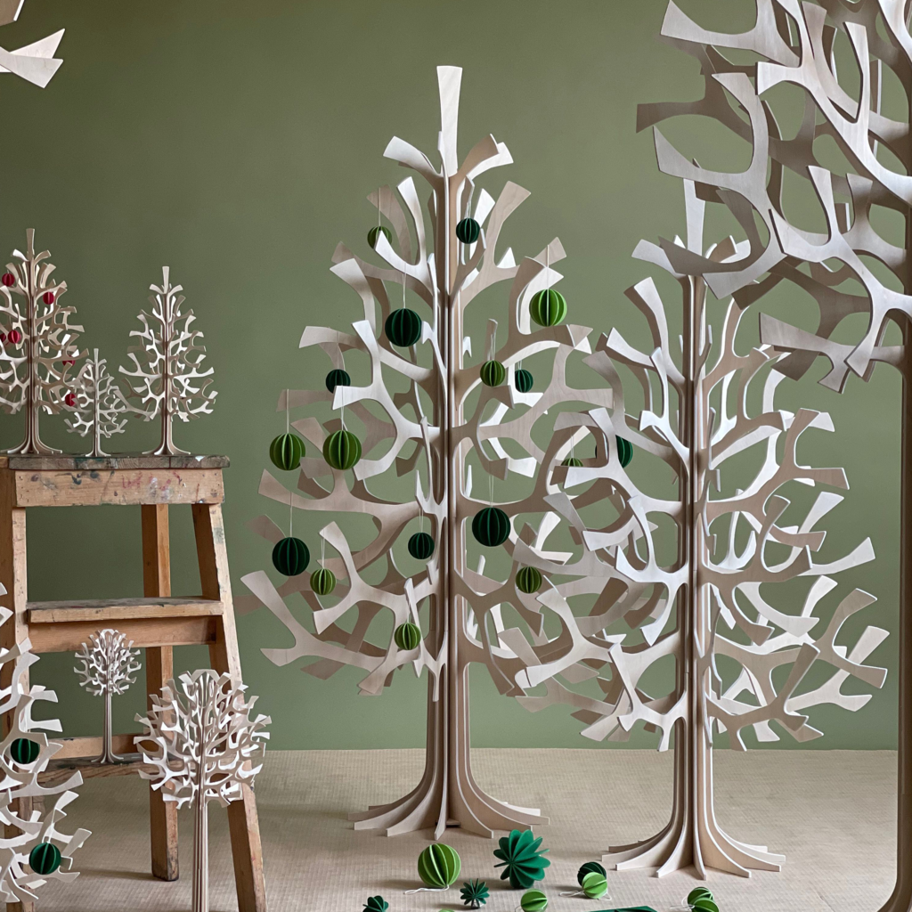 Lovi Spruce Tree Natural Wood 100cm