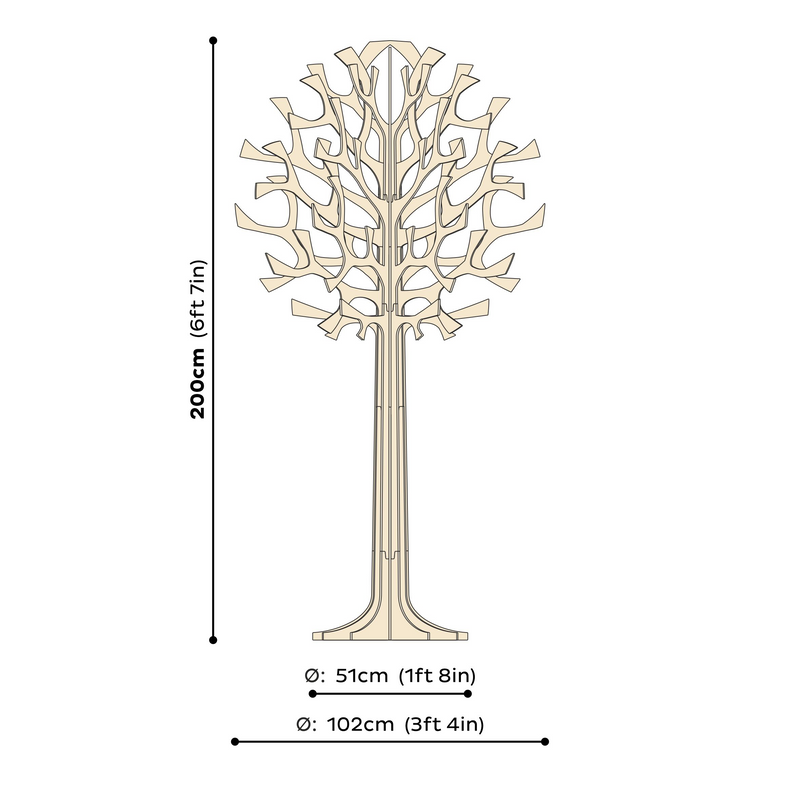 Lovi Tree Natural Wood 200cm *SPECIAL ORDER*