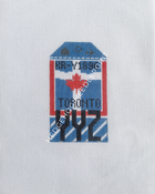 Toronto Retro Travel Tag Stitch Printed™️ Needlepoint Canvas